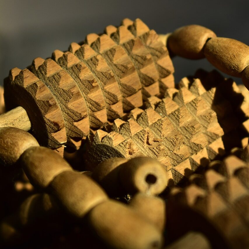 massage roller, wooden massage roller, wood massager